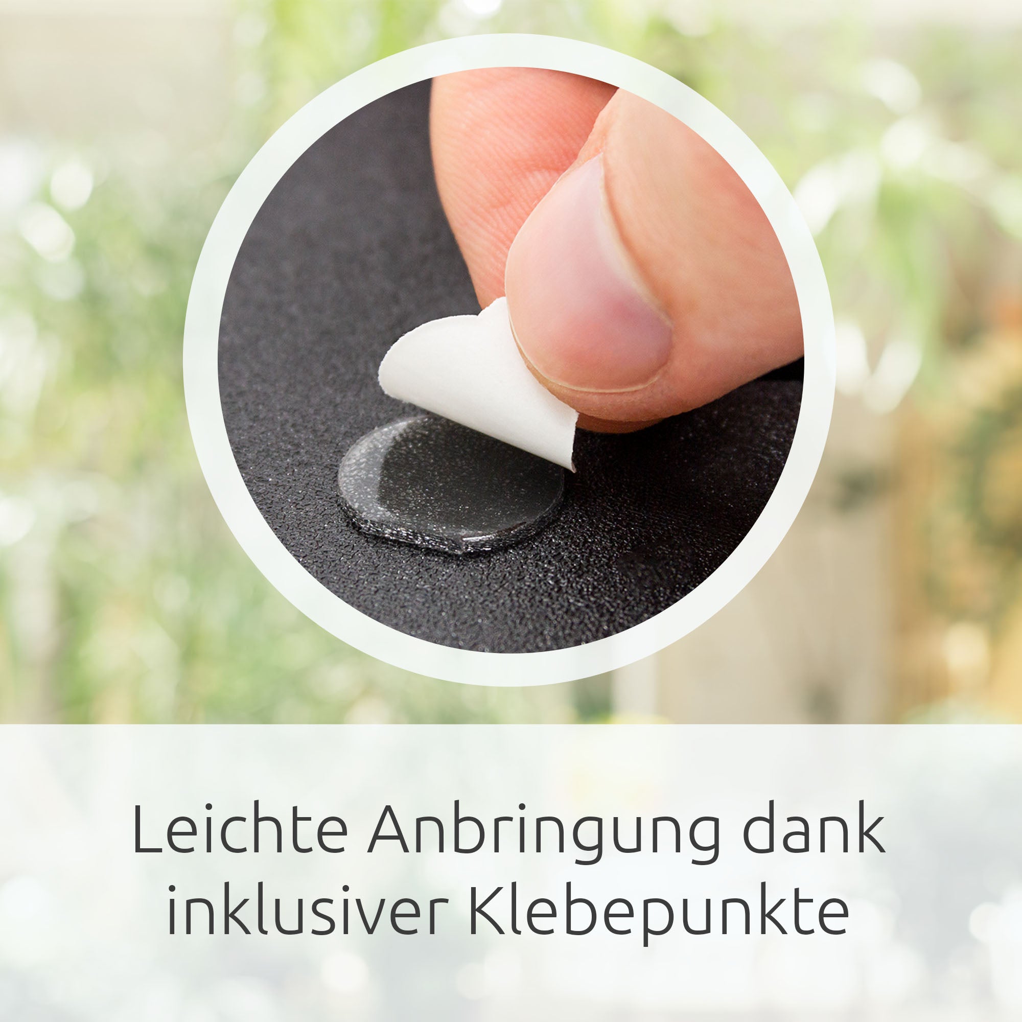 MOOSWERK Moos-Türschild Gepäck Piktogramm 'Koffer' – Elegantes Schild aus Islandmoos im schwarzen Rahmen